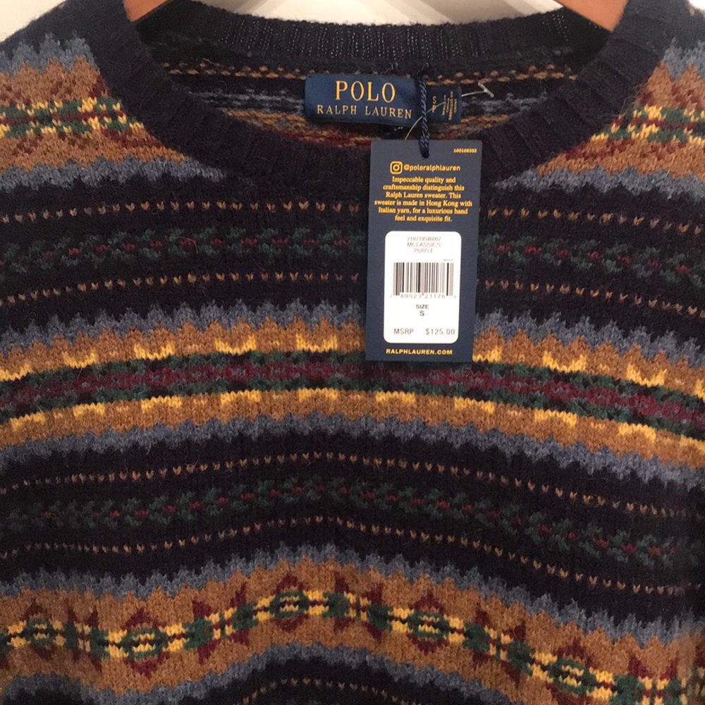 Purple/Multi Polo by Ralph Lauren